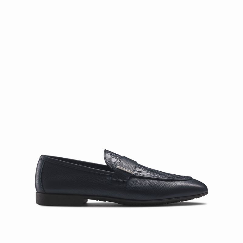 Russell And Bromley Bellagio Muške Slip On Cipele Plave | LNM7587VP