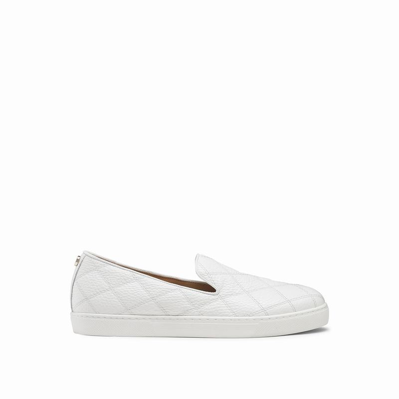 Russell And Bromley Casaquilt Ženske Slip On Tenisice Bijele | XJM1591EL