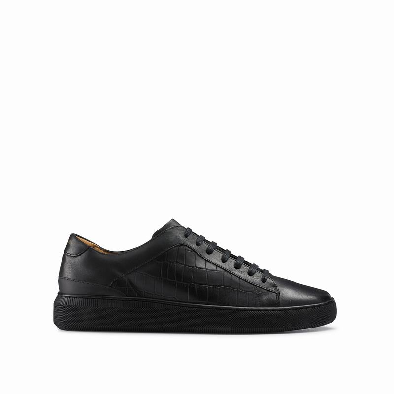 Russell And Bromley Clear Run Muške Niske Tenisice Crne | LZB57100TY