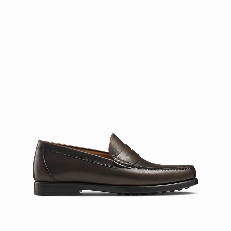 Russell And Bromley Hard Wear Muške Mokasinke Smeđe | OLW4679LD