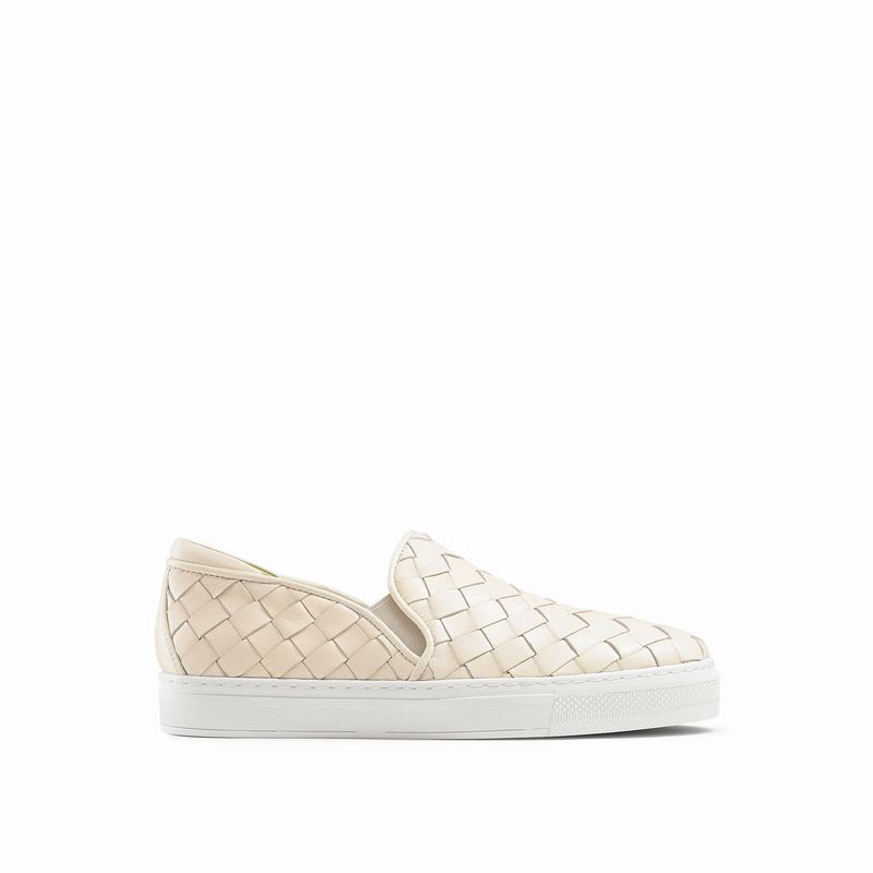 Russell And Bromley Jenna Ženske Slip On Tenisice Krem Bijele | KPS4879ZV