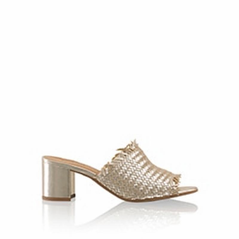 Russell And Bromley Libertymid Ženske Sandale na Klin Zlatne | CFE2595PH