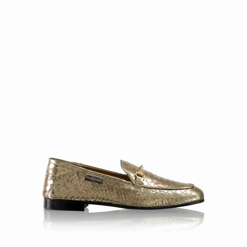 Russell And Bromley Loafer Ženske Mokasinke Metalne | SKT1338DQ