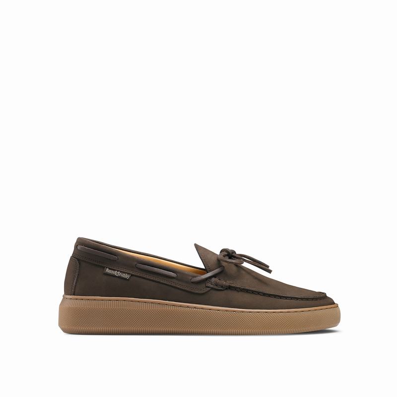 Russell And Bromley On Shore Muške Slip On Cipele Smeđe | GBG9081AN