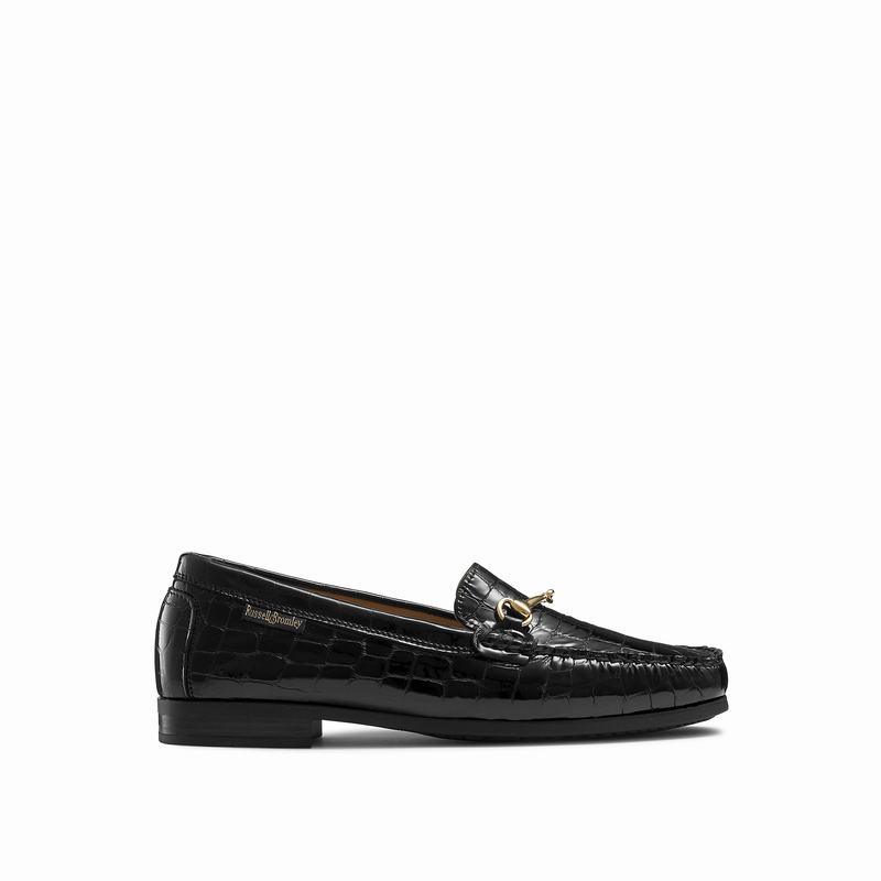 Russell And Bromley Poshmoc Ženske Mokasinke Crne | MCN4414BY