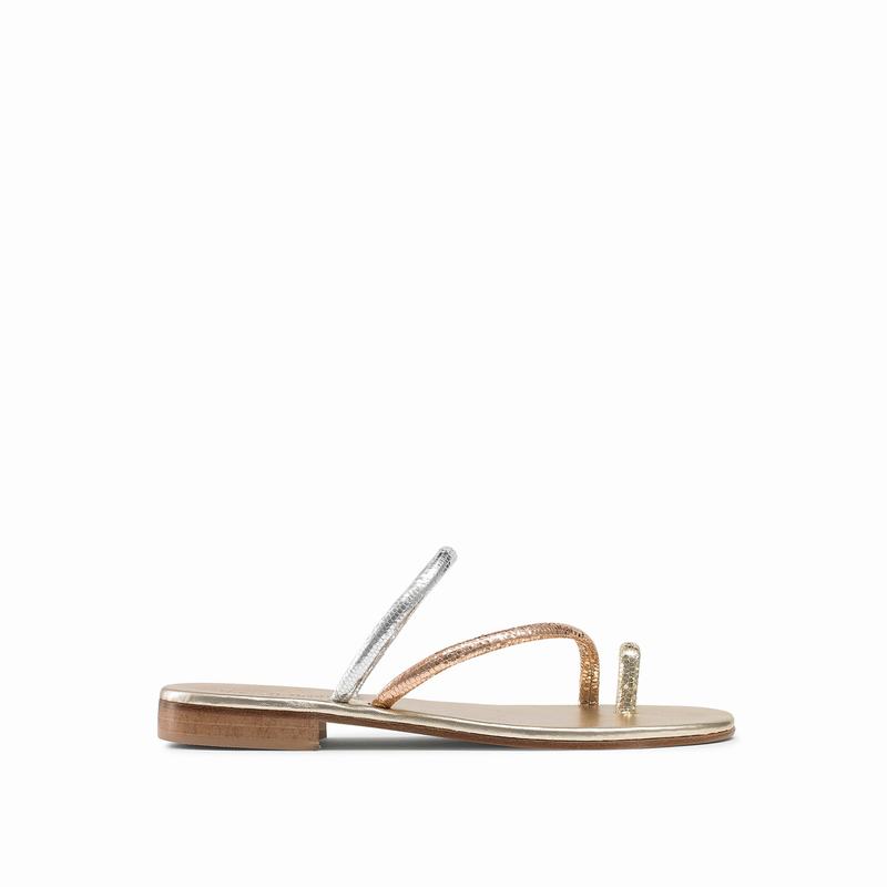 Russell And Bromley Quartz Ženske Sandale Metalne | FIE5912QT