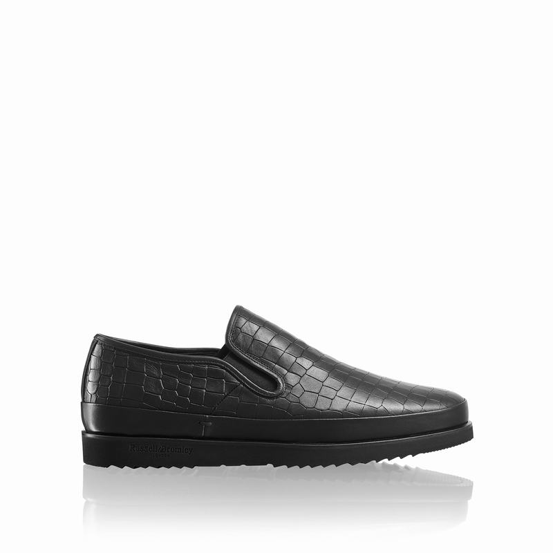 Russell And Bromley Sanmarino Muške Slip On Cipele Crne | RFD2216FV