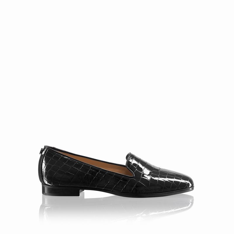 Russell And Bromley Smoking Ženske Balerine Crne | QHO4341UR