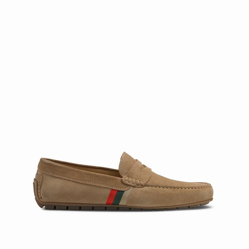 Russell And Bromley Soft Wear Muške Mokasinke Kaki Boja | AVR2197OZ