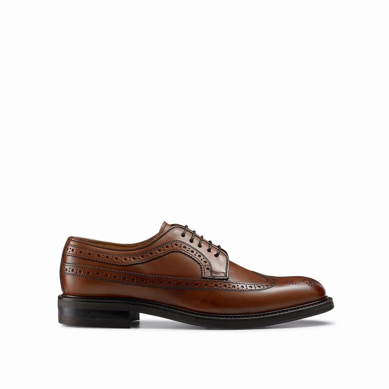 Russell And Bromley Southport Muške Derby Cipele Smeđe | RXI912BC