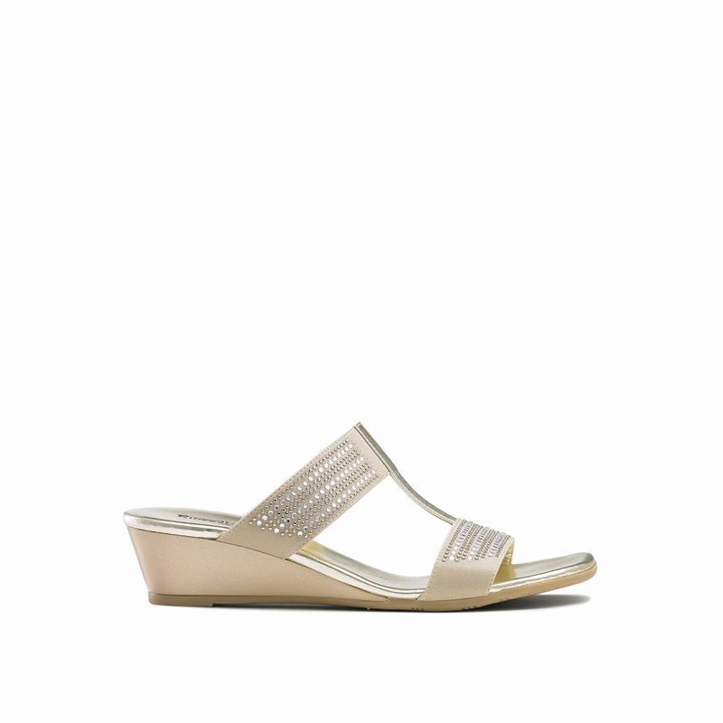 Russell And Bromley Stella Ženske Sandale na Klin Metalne | RHZ2393ZD