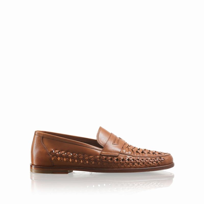 Russell And Bromley Uppercut Muške Slip On Cipele Smeđe | RST3014RK